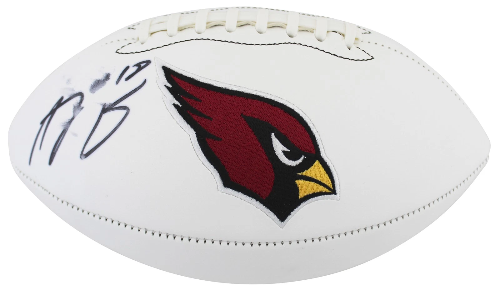 Cardinals A.J. Green Authentic Signed White Panel Logo Football BAS Wit #WX52883