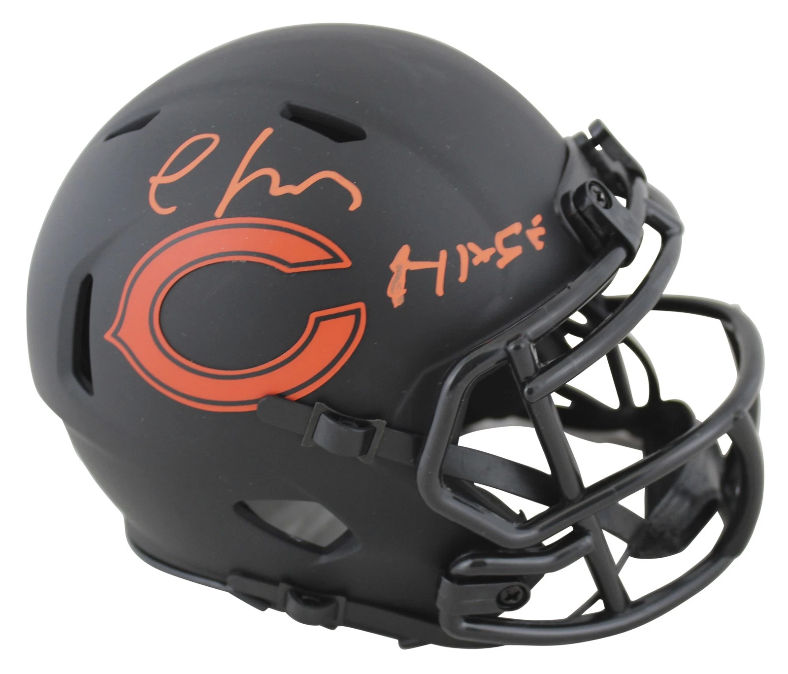 Chevy Chase Christmas Vacation Signed Eclipse Speed Mini Helmet BAS Wit #WD28239