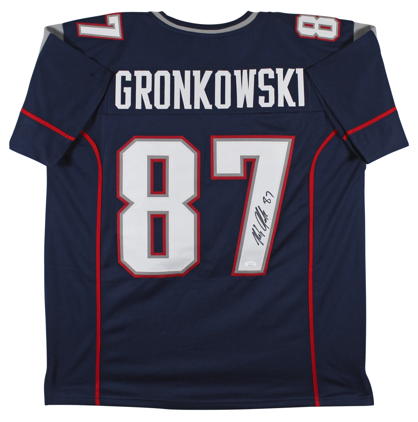Rob Gronkowski Authentic Signed Navy Blue Pro Style Jersey Autographed JSA