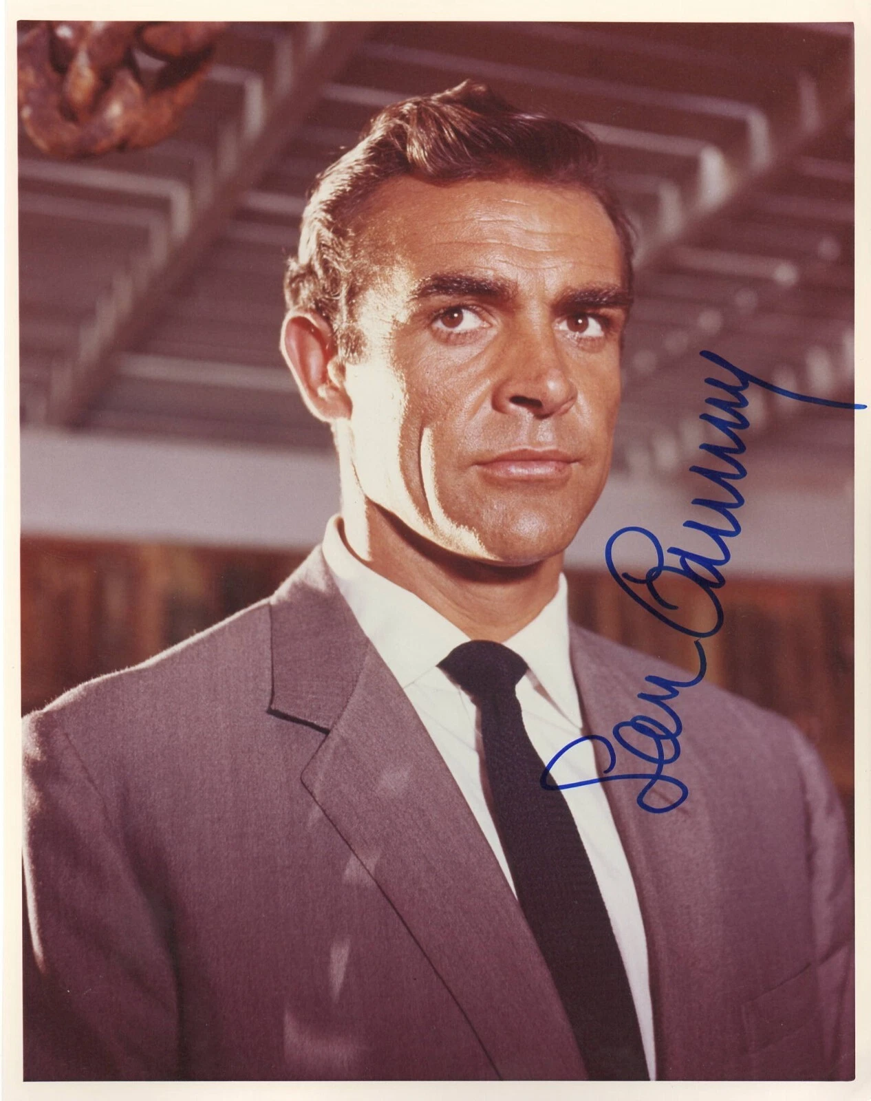 Sean Connery Signed 8x10 Photo James Bond Autograph 10 Grade Auto Beckett LOA