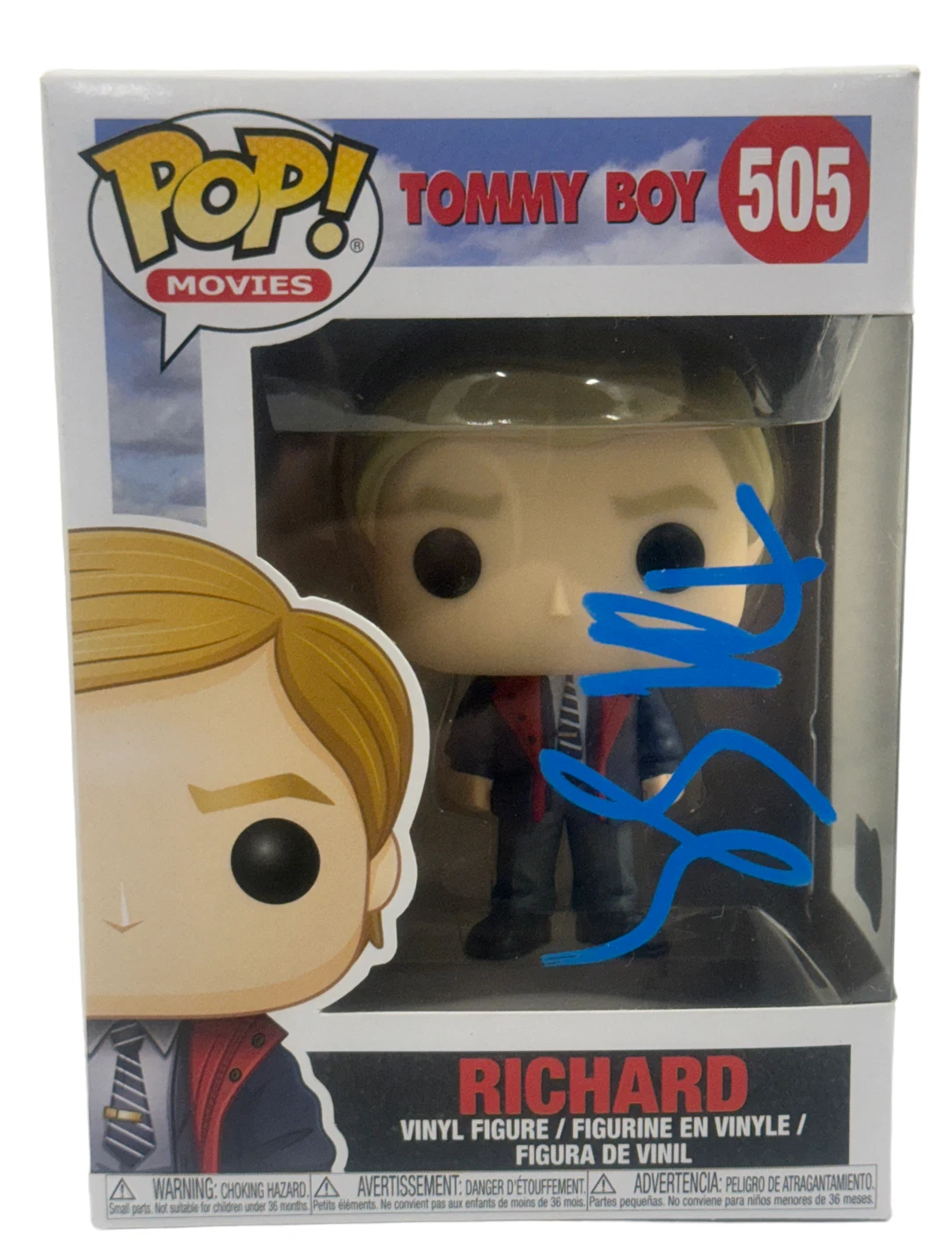 David Spade Signed Richard Funko Tommy Boy Authentic Autograph Beckett