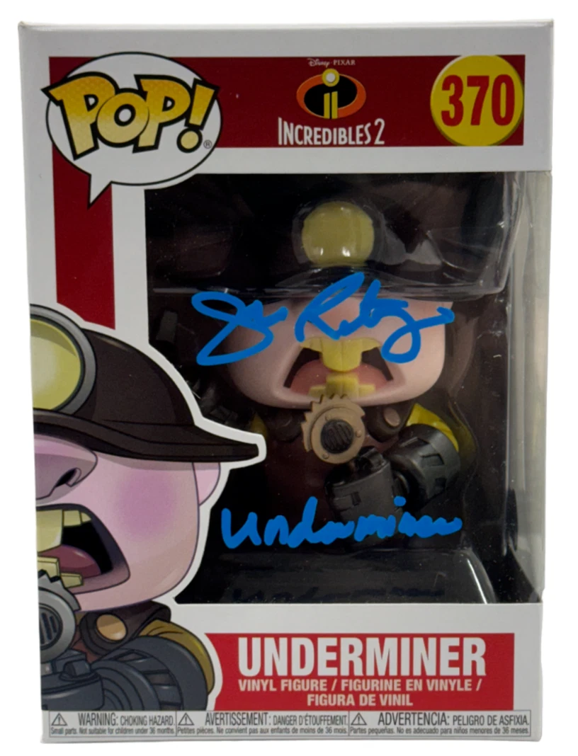 John Ratzenberger Signed Underminer Funko Incredibles 2 Autograph Beckett