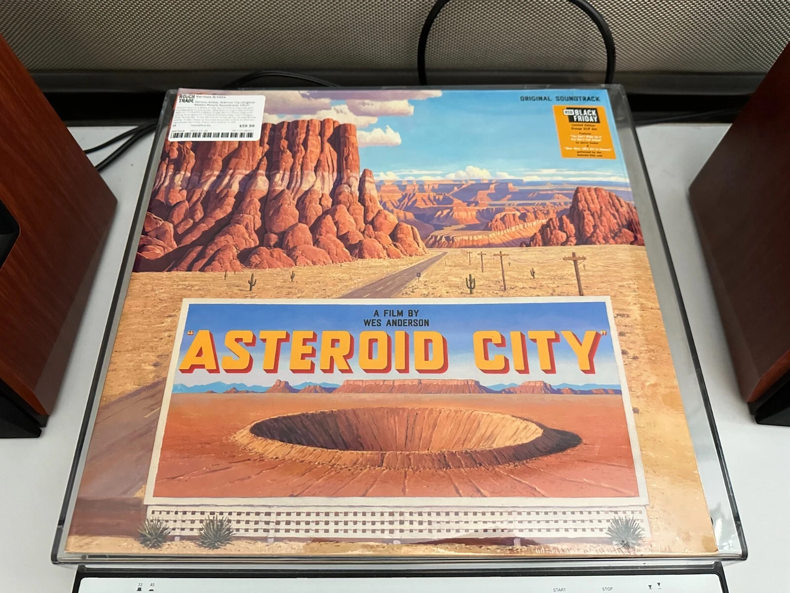 VARIOUS ARTISTS – ASTEROID CITY 2XLP VINYL RSD 2023 BLACK FRIDAY COLLECTIBLE MEMORABILIA