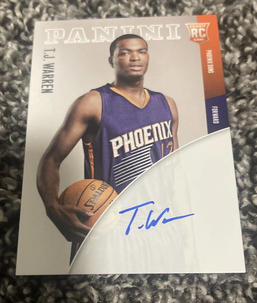 2014-15 Panini Paramount Next Day Auto TJ Warren RC Rookie Auto SP /94 Pacers
