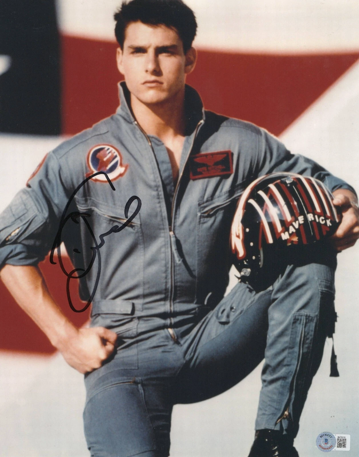 Tom Cruise Signed 11x14 Photo Top Gun Authentic Autograph Beckett