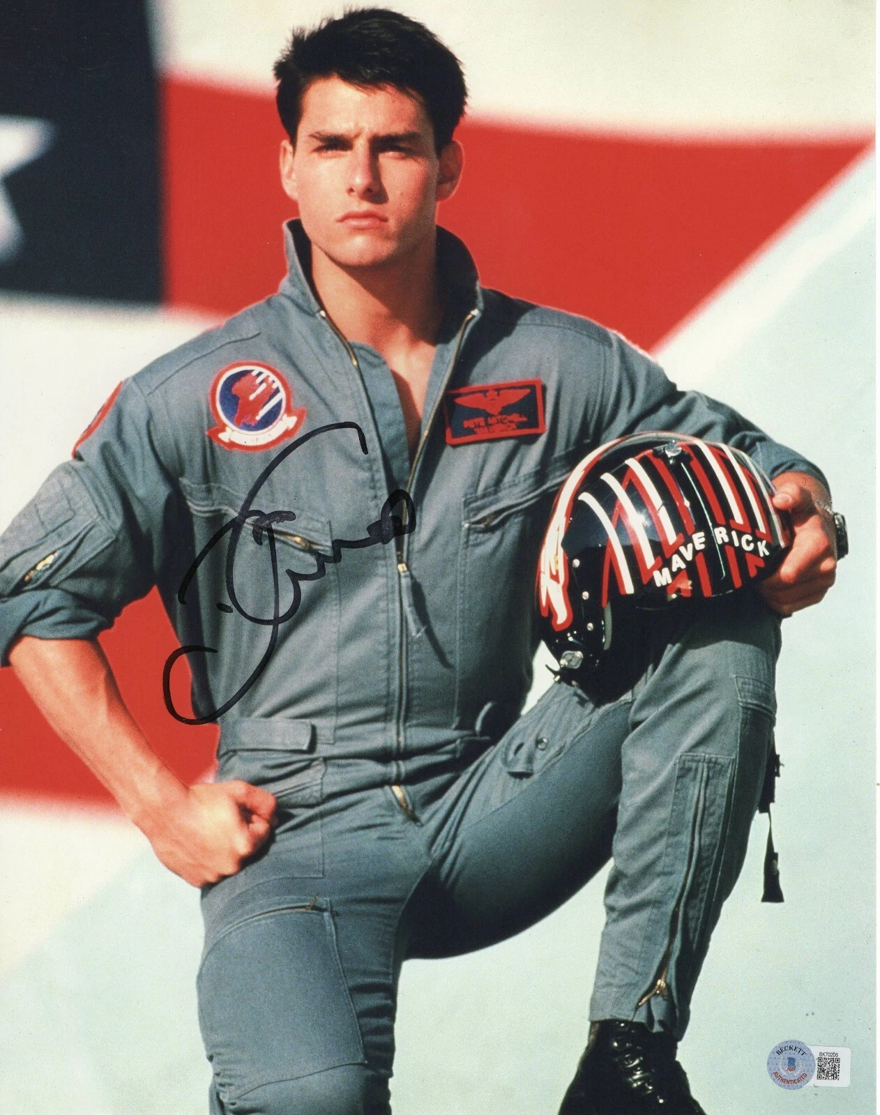 Tom Cruise Signed 11x14 Photo Top Gun Authentic Autograph Beckett