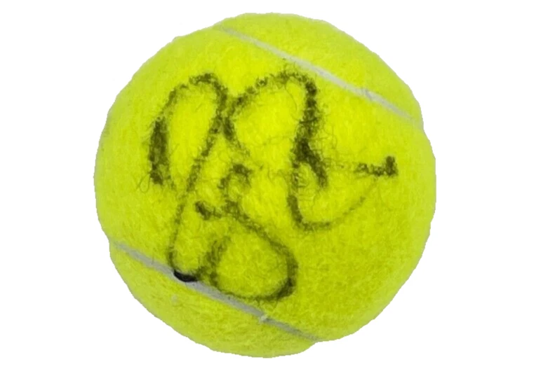 Roger Federer Signed Wilson Us Open Tennis Ball Authentic Autograph Beckett LOA