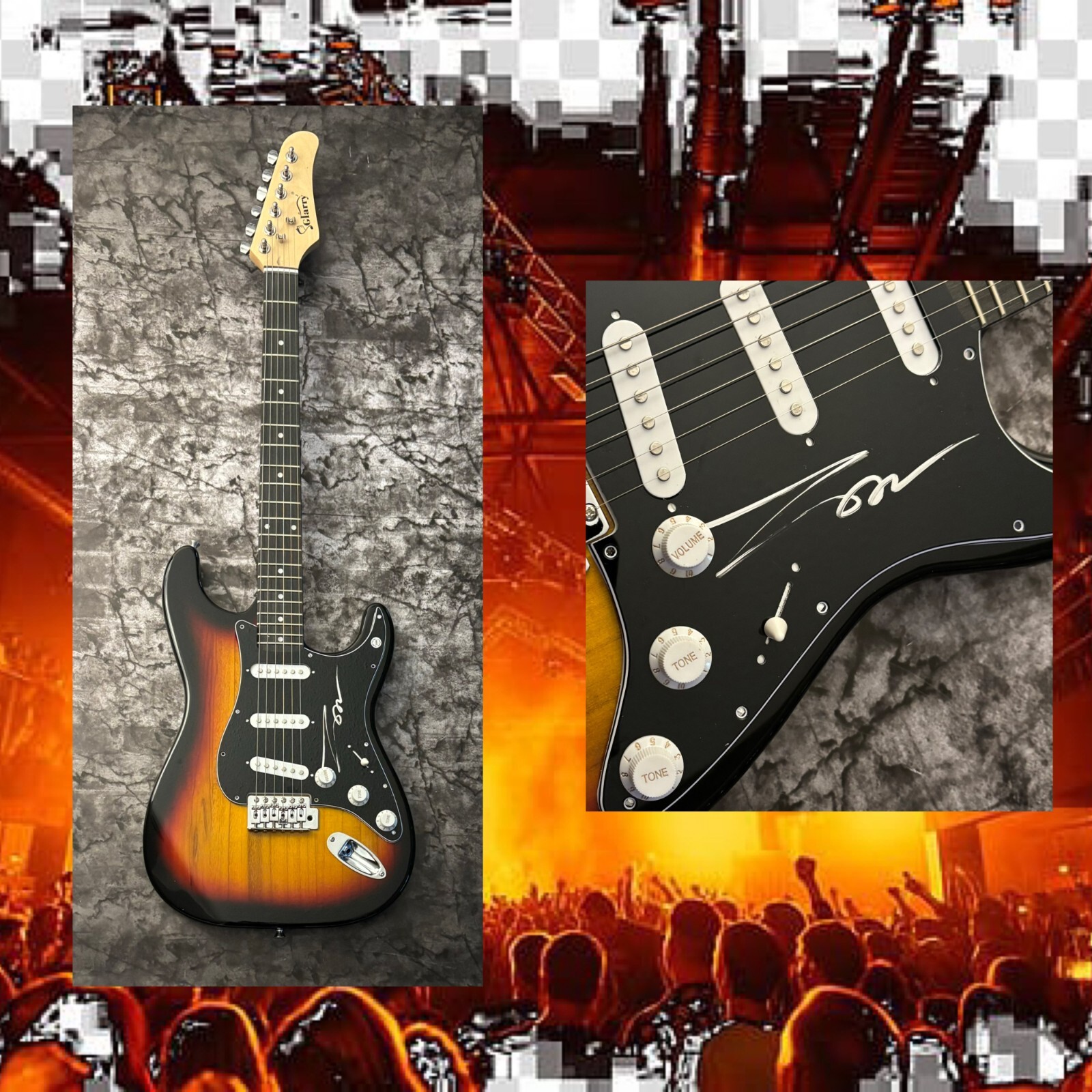 GFA Five Finger Death Punch * ZOLTAN BATHORY * Signed Electric Guitar COA