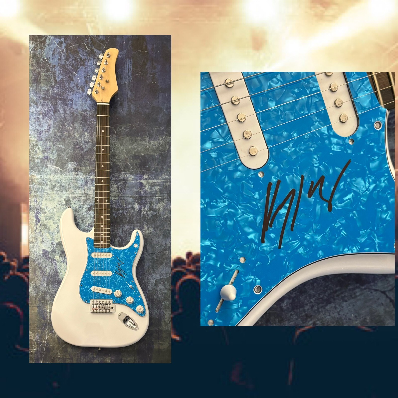 GFA Night Ranger Drummer * KELLY KEAGY * Signed Electric Guitar K3 COA