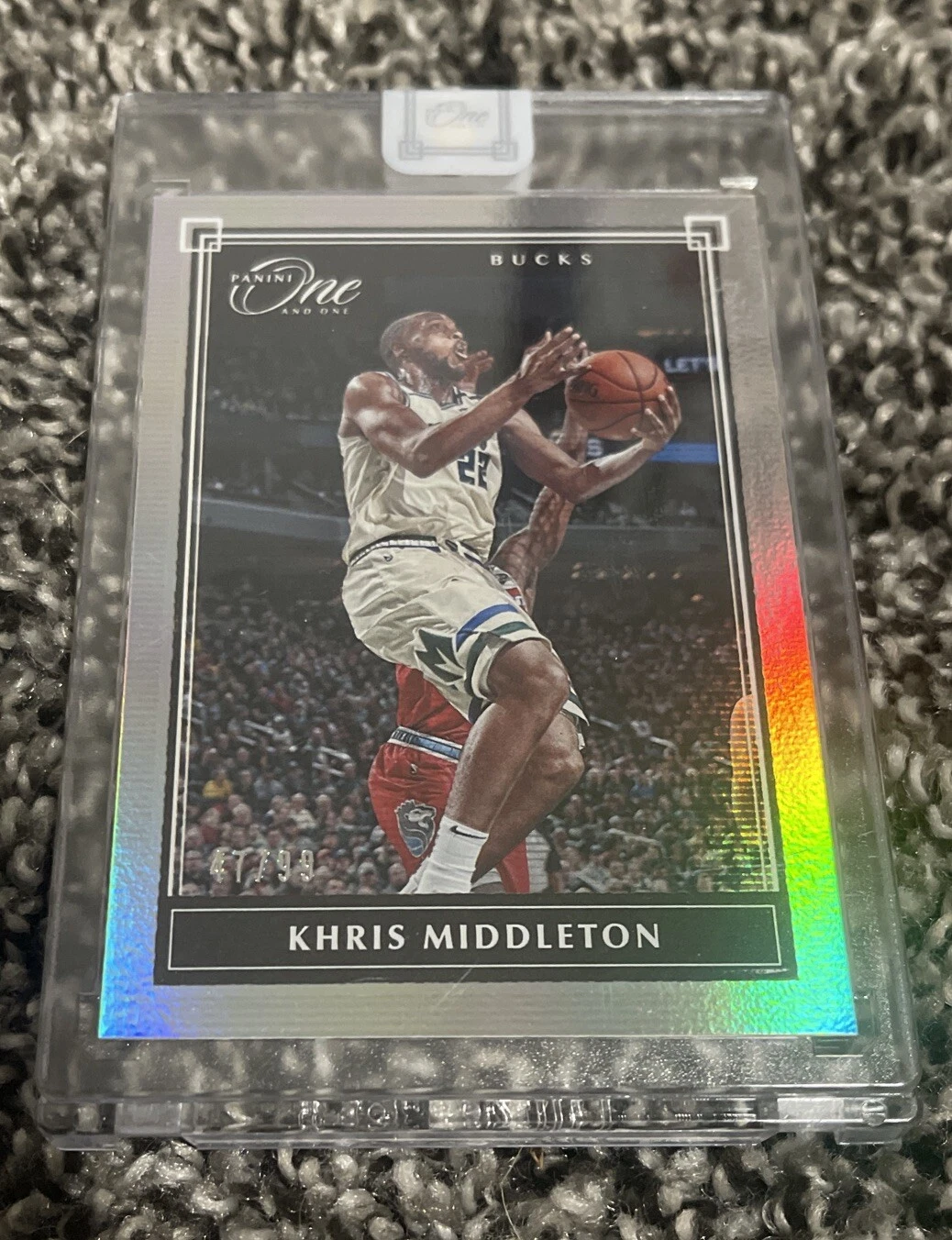 2020-21 Panini One & One Khris Middleton #21 Silver Holo Foil Sealed /99