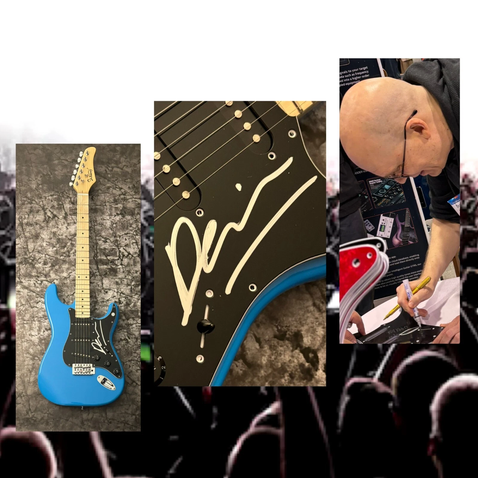 GFA Strapping Young Lad * DEVIN TOWNSEND * Signed Electric Guitar PROOF COA