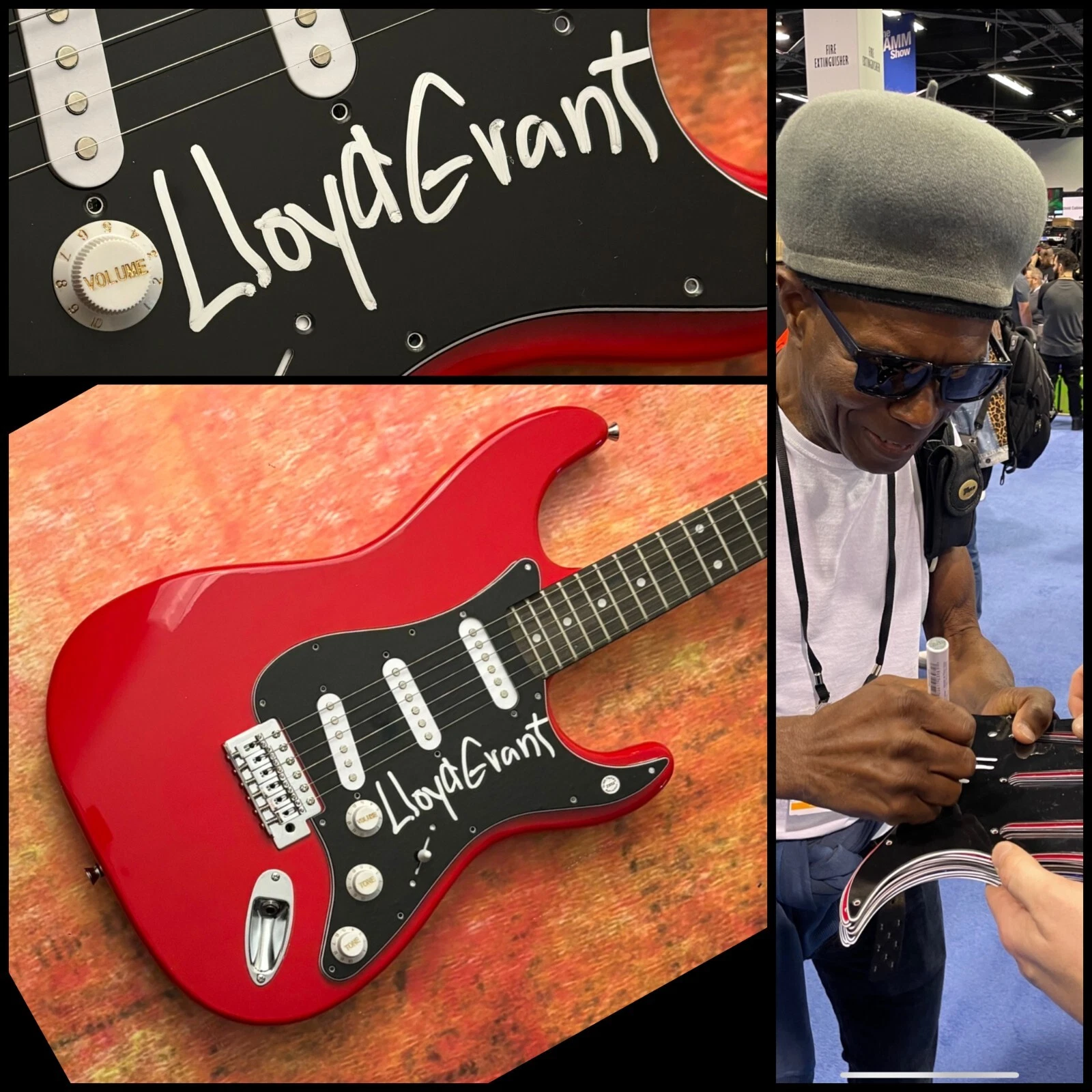 GFA Metallica Band Guitarist * LOYD GRANT * Signed Electric Guitar PROOF COA