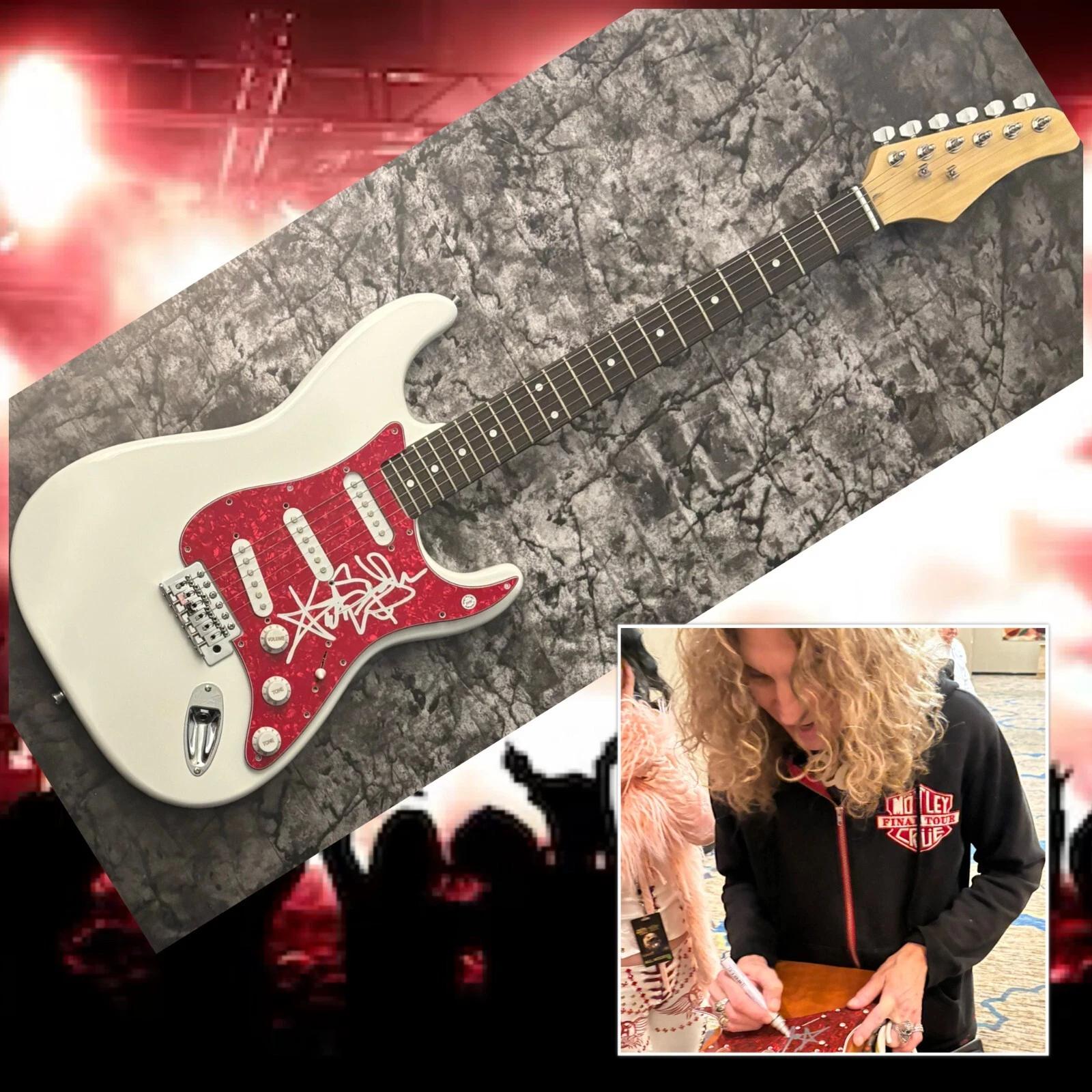 GFA Montrose Band Singer * KEITH ST. JOHN * Signed Electric Guitar PROOF COA