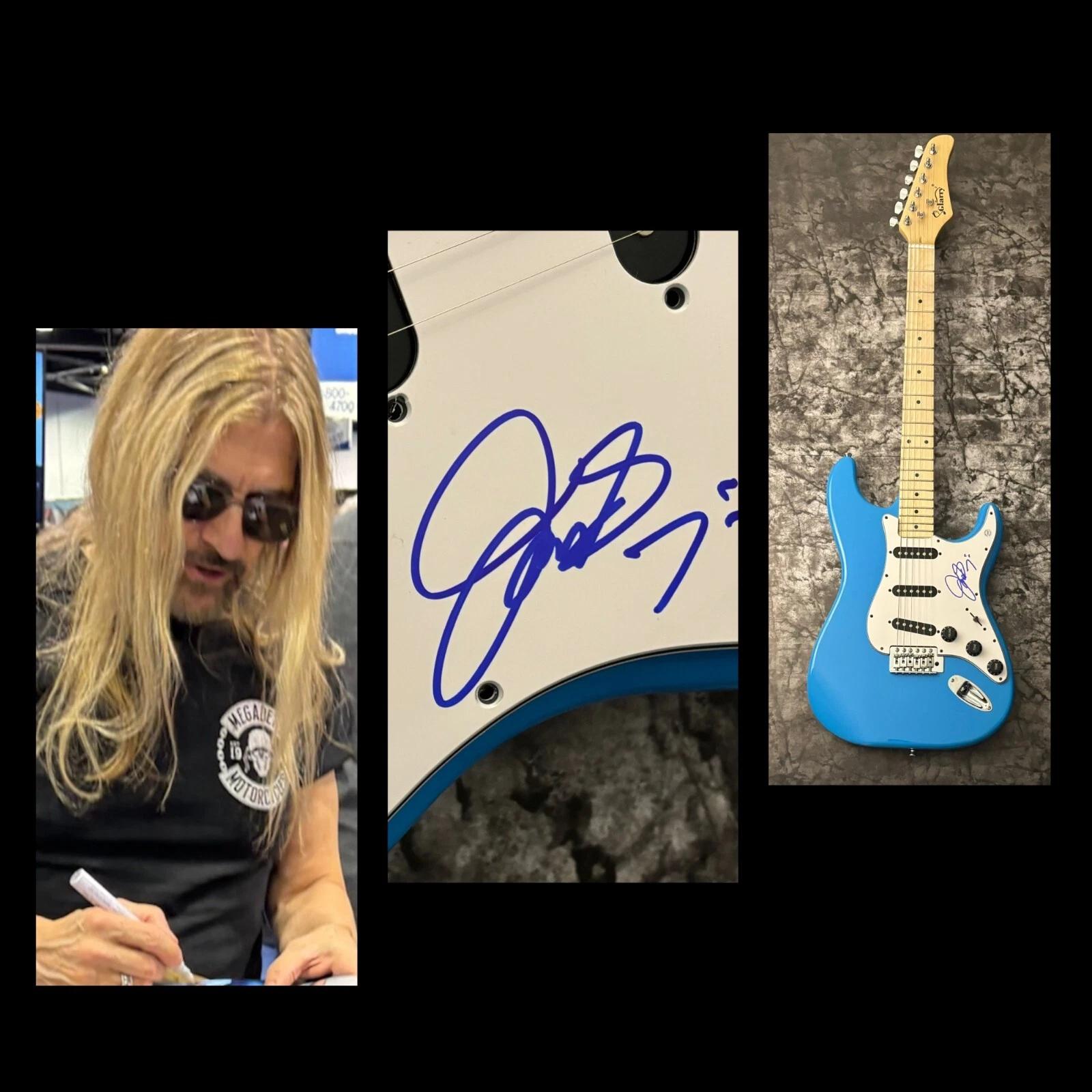 GFA Megadeth Band Bassist * JAMES LOMENZO * Signed Electric Guitar PROOF COA