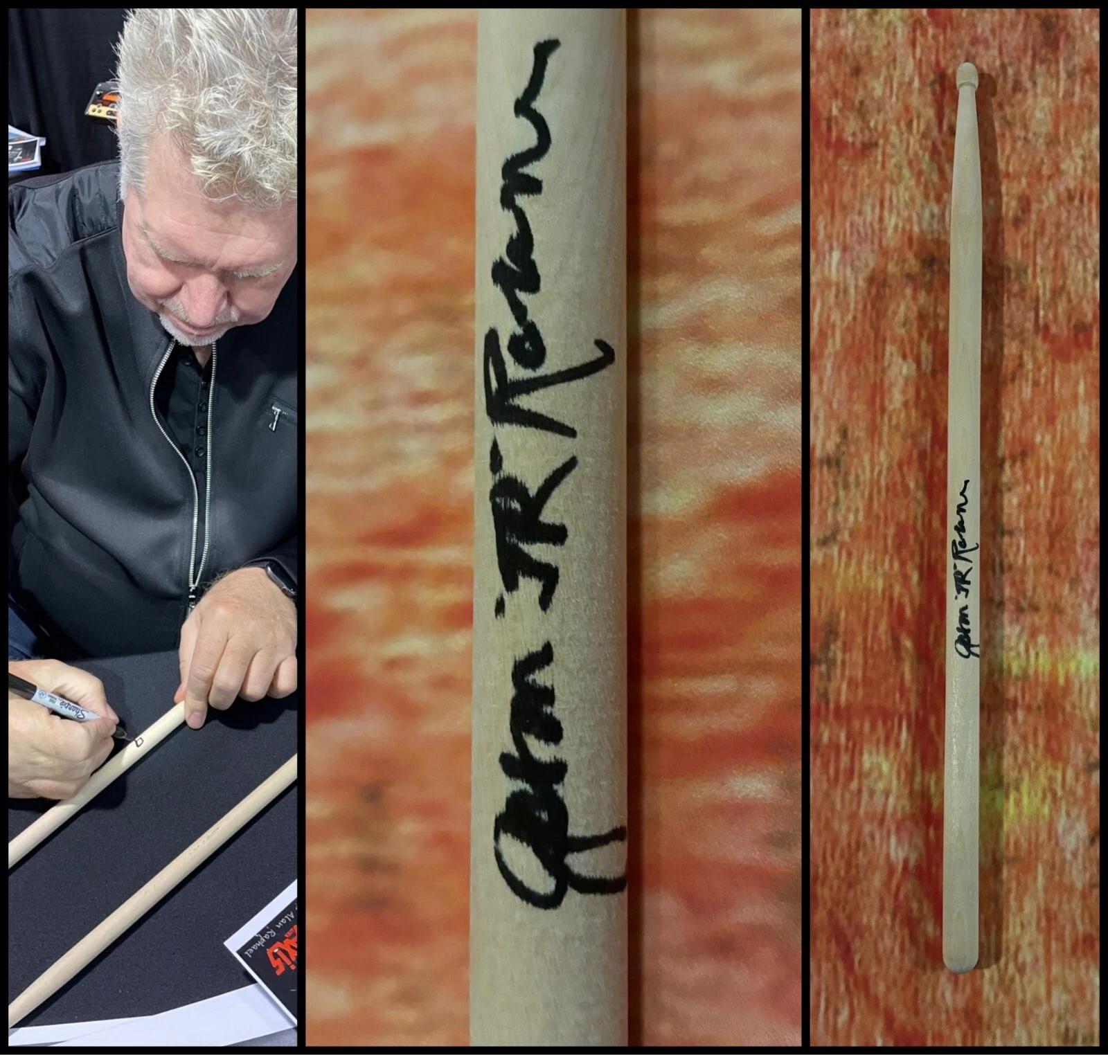 GFA MICHAEL JACKSONS DRUMMER * JOHN JR ROBINSON * SIGNED DRUMSTICK PROOF J3 COA COLLECTIBLE MEMORABILIA