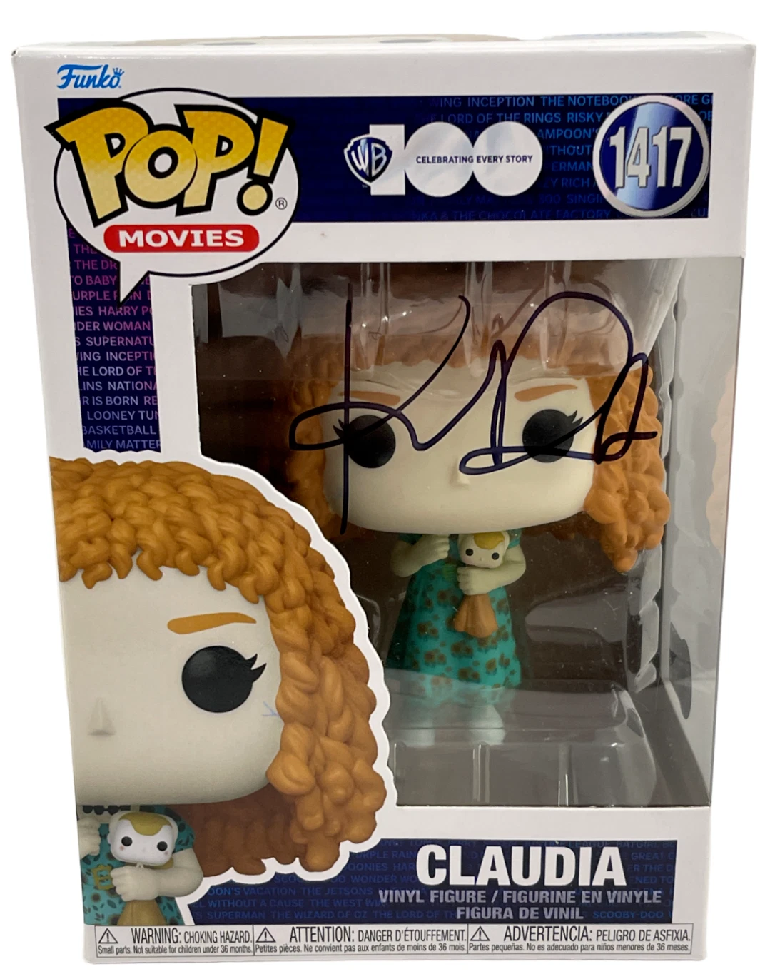 Kirsten Dunst Signed Claudia Funko 1417 Interview With The Vampire Auto Beckett