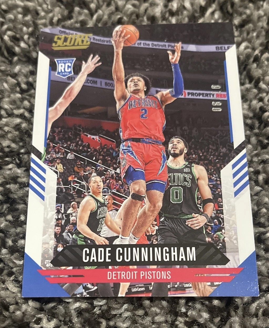 2021-22 Panini Chronicles Score Cade Cunningham Gold Rookie SP# 8/10 PISTONS