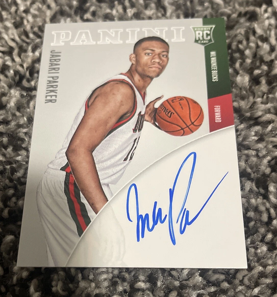 SIGN 2014 -15 PANINI NEXT DAY JABARI PARKER RC AUTO /110 COLLECTIBLE MEMORABILIA