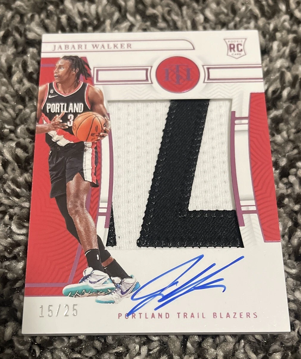 2022-23 National Treasures Pink #149 Jabari Walker RPA RC Rookie Patch AUTO /25
