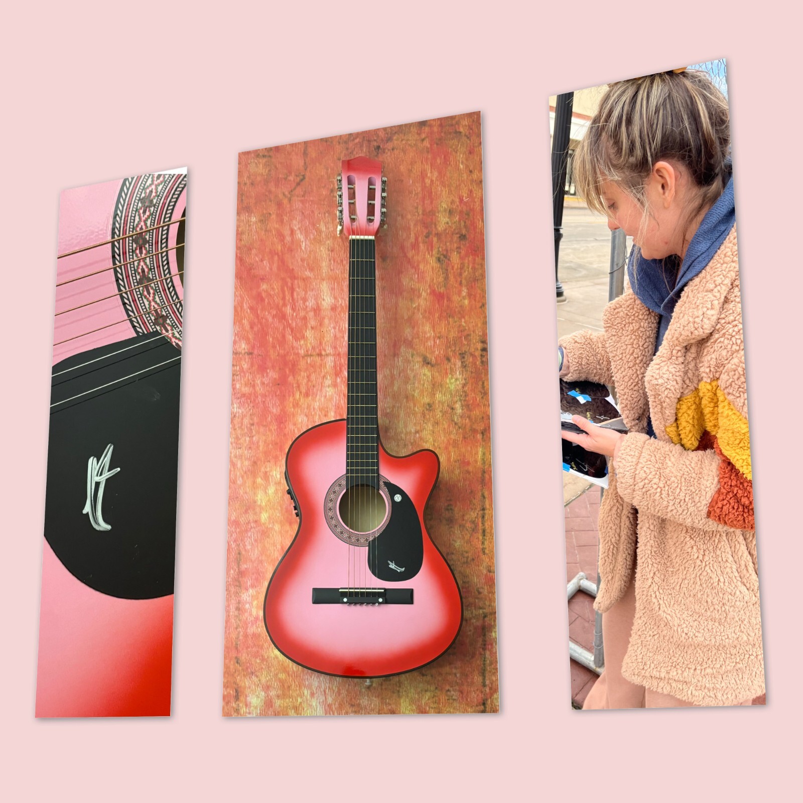 GFA Heart Like a Truck * LAINEY WILSON * Signed Acoustic Guitar PROOF LW7 COA