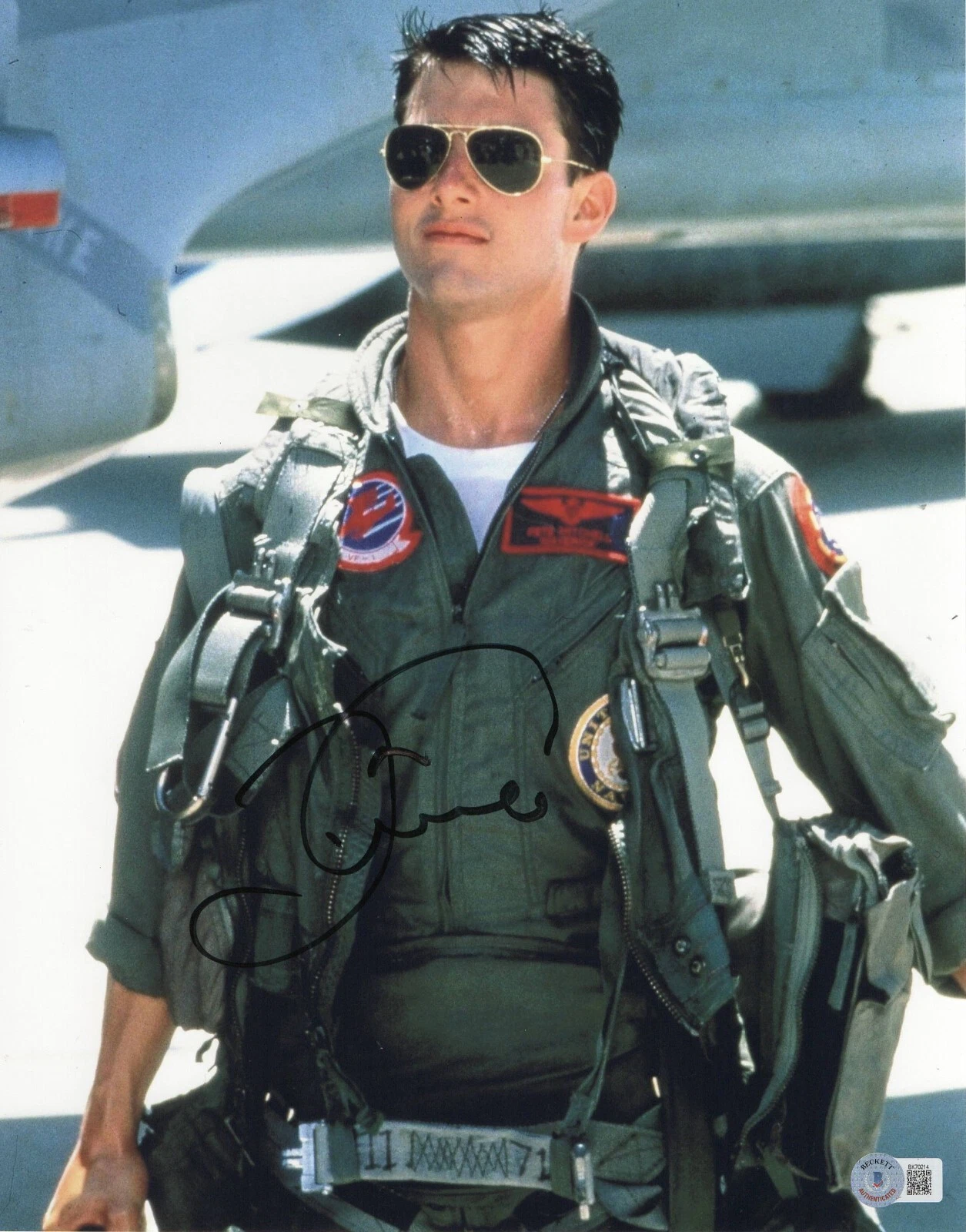 Tom Cruise Signed 11x14 Photo Top Gun Authentic Autograph Beckett