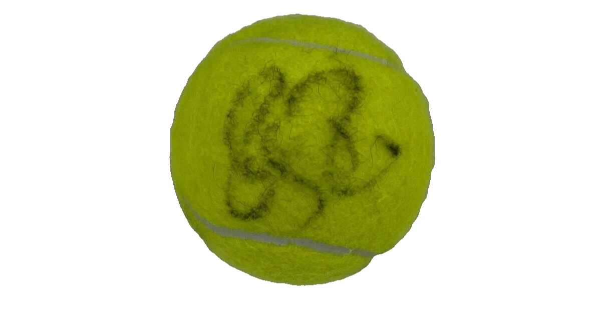 Roger Federer Signed Wilson Us Open Tennis Ball Authentic Autograph Beckett LOA