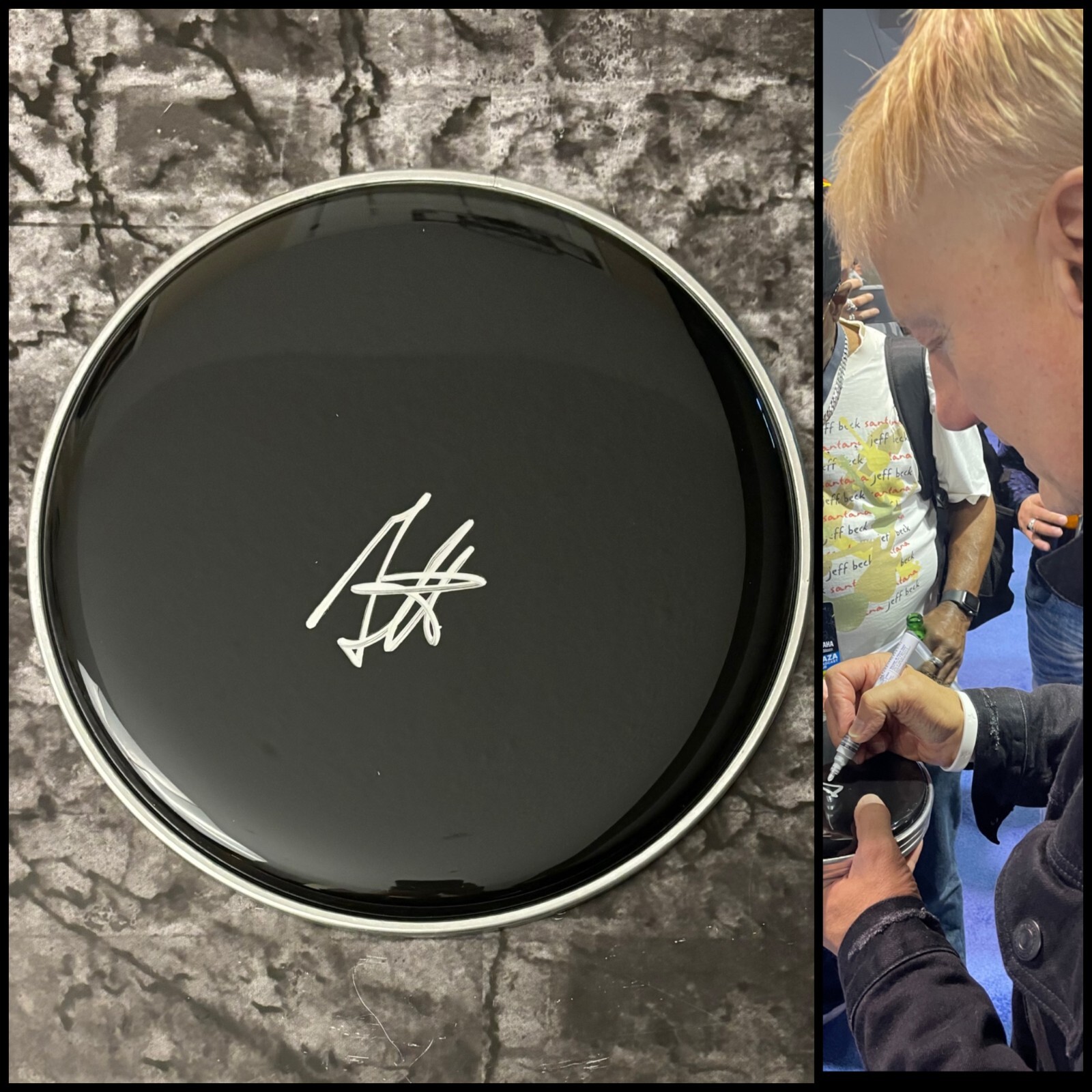 GFA David Lee Roth's Drummer * GREGG BISSONETTE * Signed 10