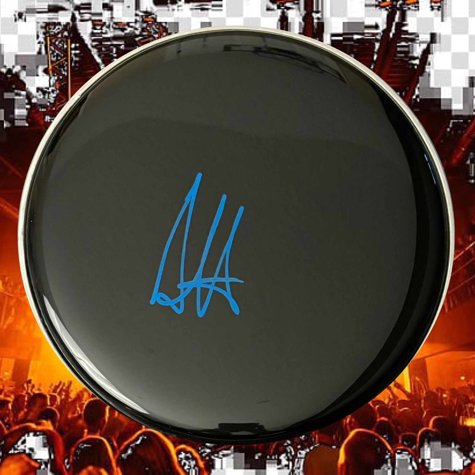 GFA David Lee Roth's Drummer * GREGG BISSONETTE * Signed 10