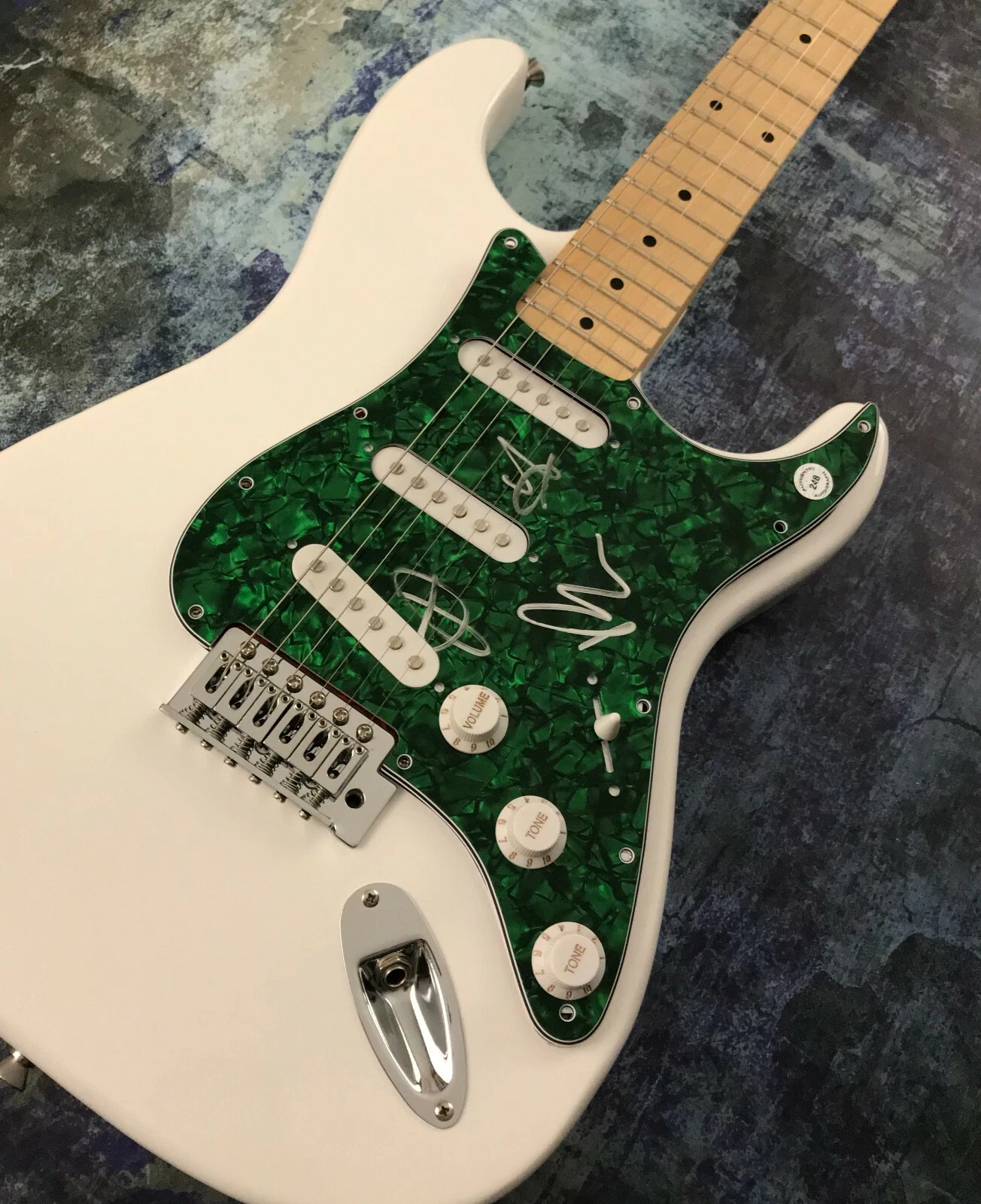 GFA Pete Wentz Stump Band x3 * FALL OUT BOY * Signed Electric Guitar AD3 COA