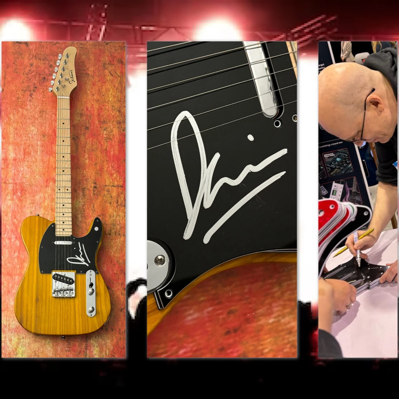 GFA Strapping Young Lad * DEVIN TOWNSEND * Signed Electric Guitar PROOF COA