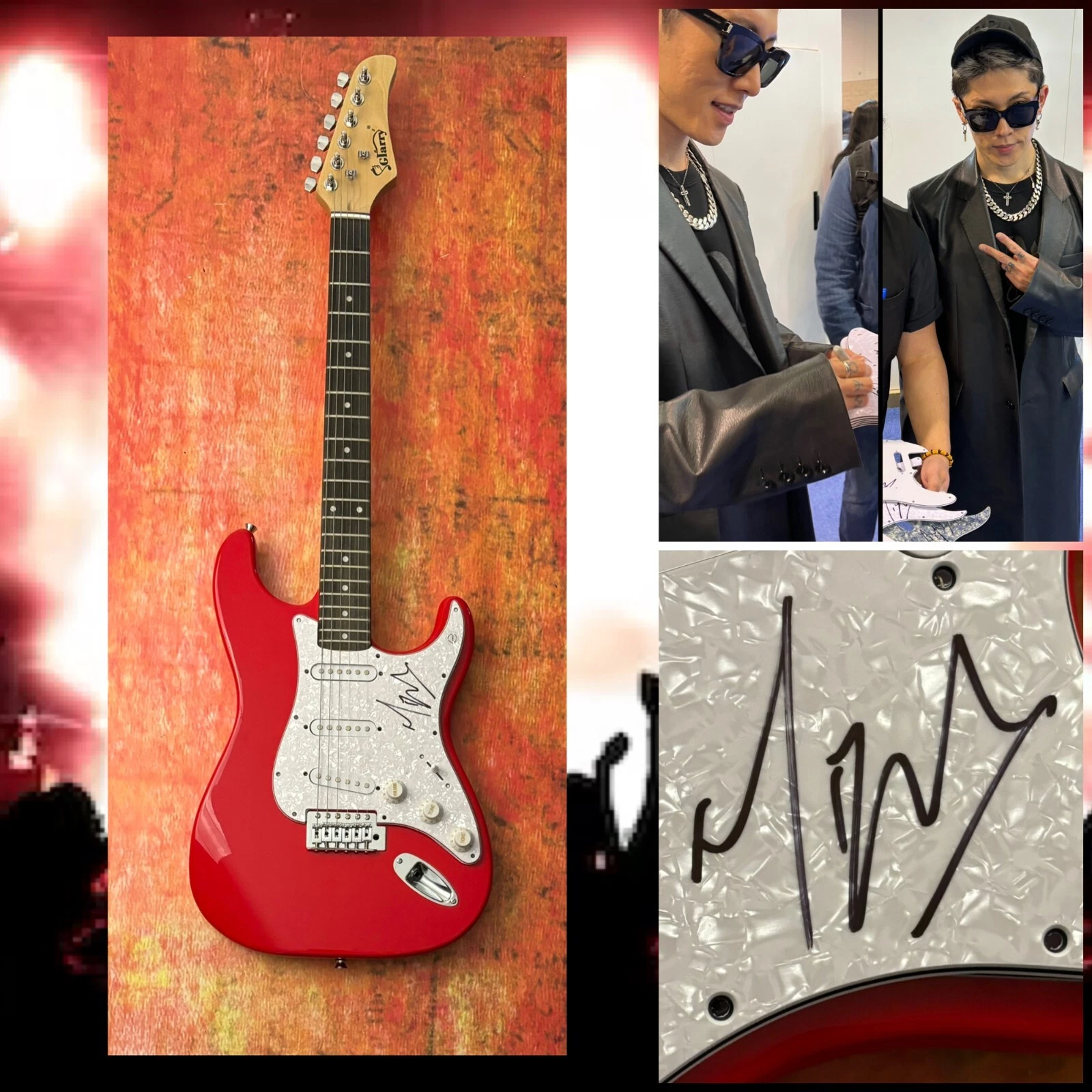 GFA Samurai Sessions Rock Star * MIYAVI * Signed Electric Guitar PROOF COA