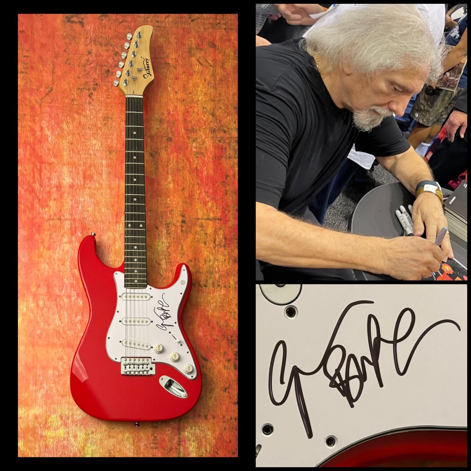 GFA Black Sabbath Bassist * GEEZER BUTLER * Signed Electric Guitar PROOF COA