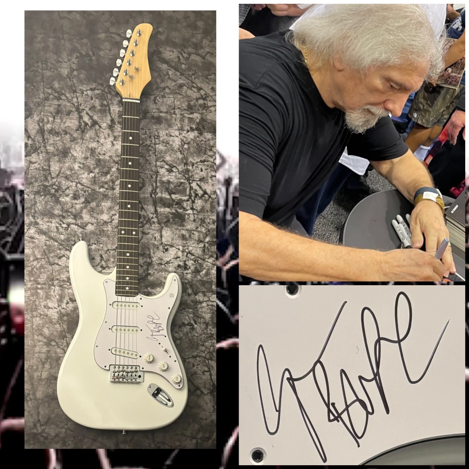 GFA Black Sabbath Bassist * GEEZER BUTLER * Signed Electric Guitar PROOF COA