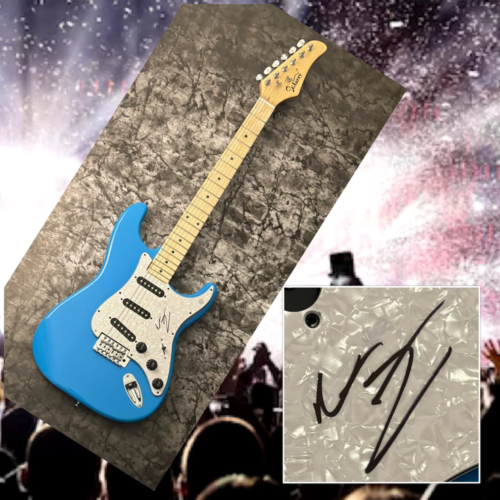 GFA Yeah Yeah Yeahs Guitarist * NICK ZINNER * Signed Electric Guitar PROOF COA