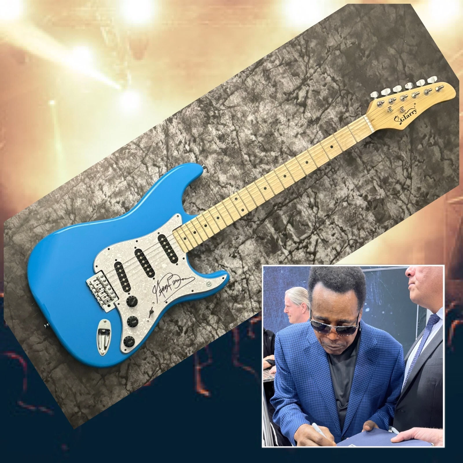 GFA Give Me the Night Legend * GEORGE BENSON * Signed Electric Guitar PROOF COA