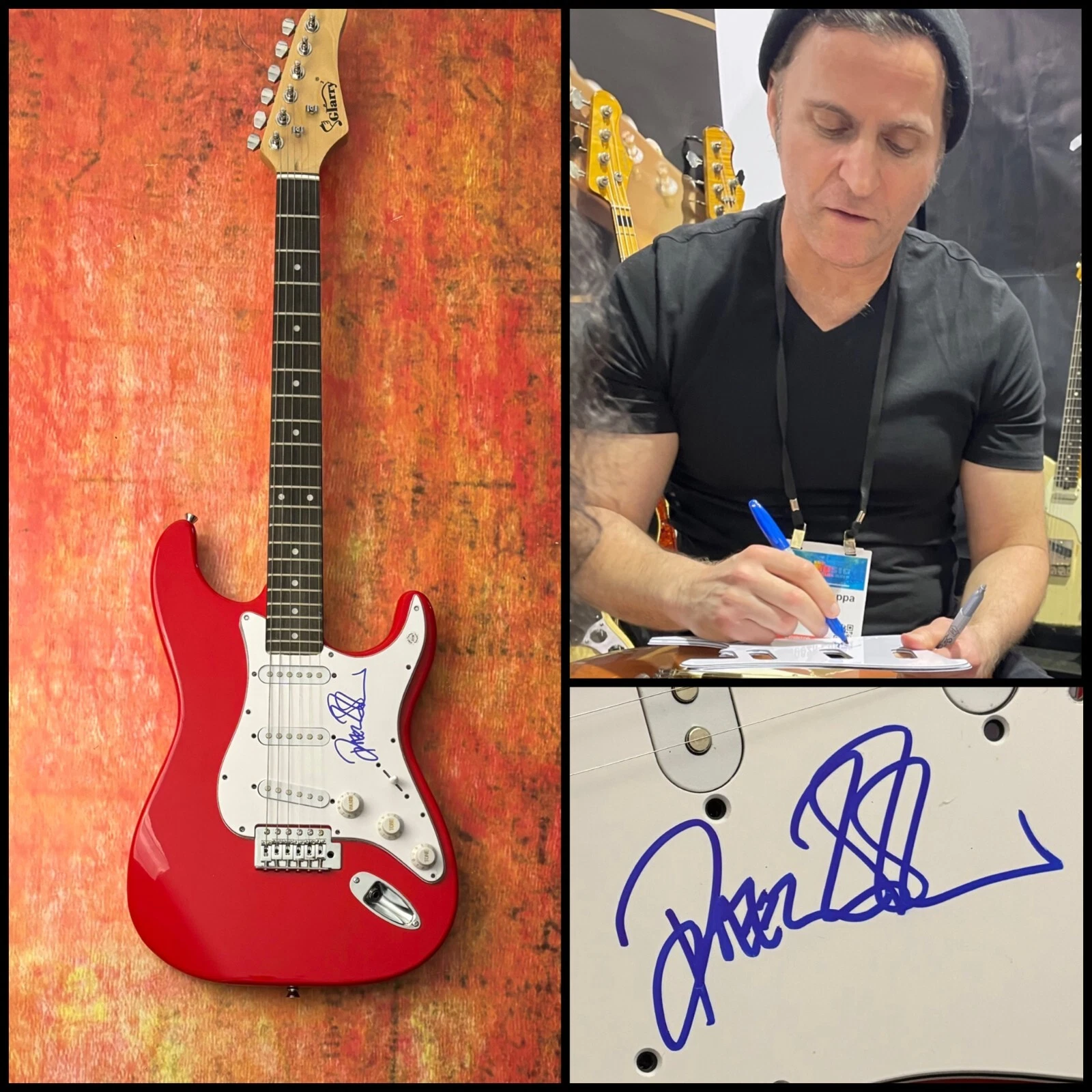 GFA Frank Zappa's Son & Guitarist * DWEEZIL ZAPPA * Signed Electric Guitar COA