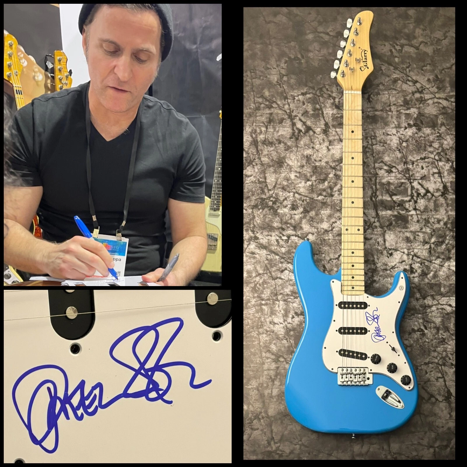 GFA Frank Zappa's Son & Guitarist * DWEEZIL ZAPPA * Signed Electric Guitar COA