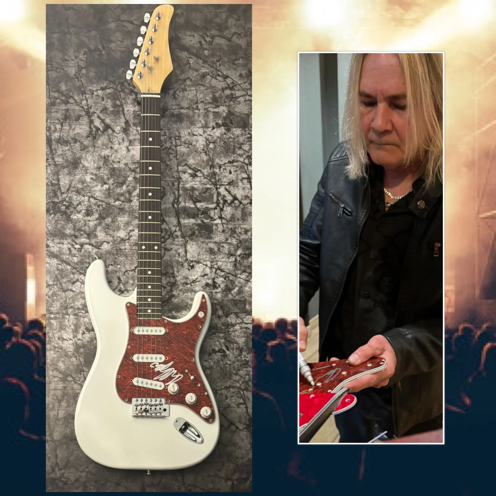 GFA Quiet Riot Guitarist * CARLOS CAVAZO * Signed Electric Guitar PROOF COA