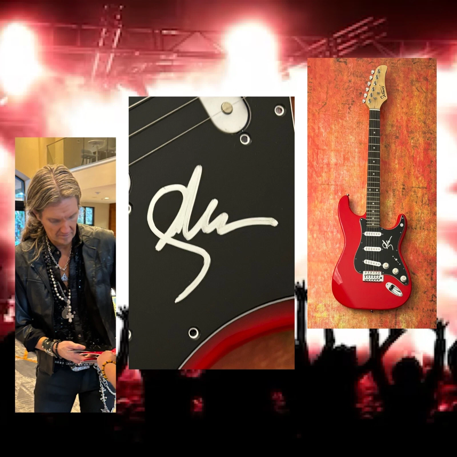 GFA Whitesnake Band Guitarist * JOEL HOEKSTRA * Signed Electric Guitar PROOF COA