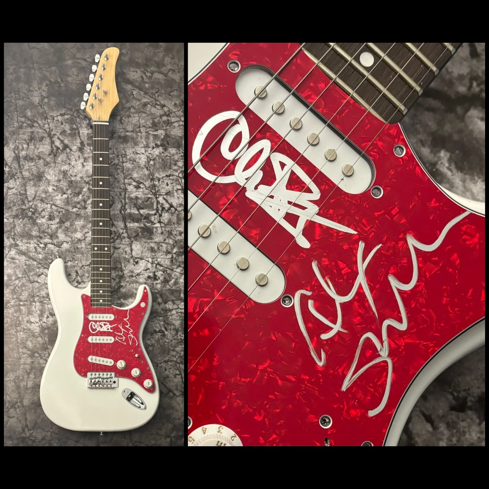 GFA Chuck Billy & Alex Skolnick * TESTAMENT * Band Signed Electric Guitar COA