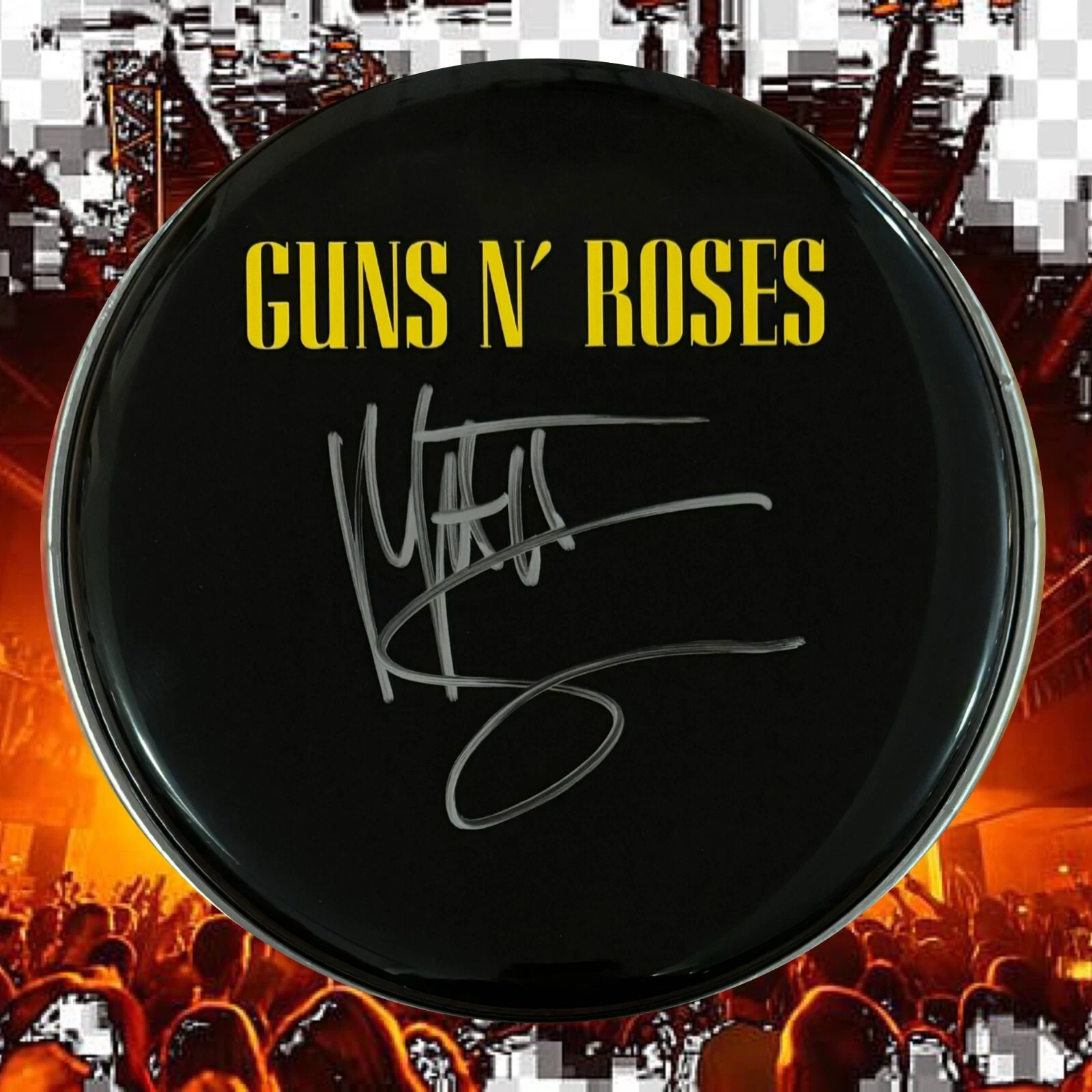 GFA Guns N' Roses Drummer * MATT SORUM * Signed 10