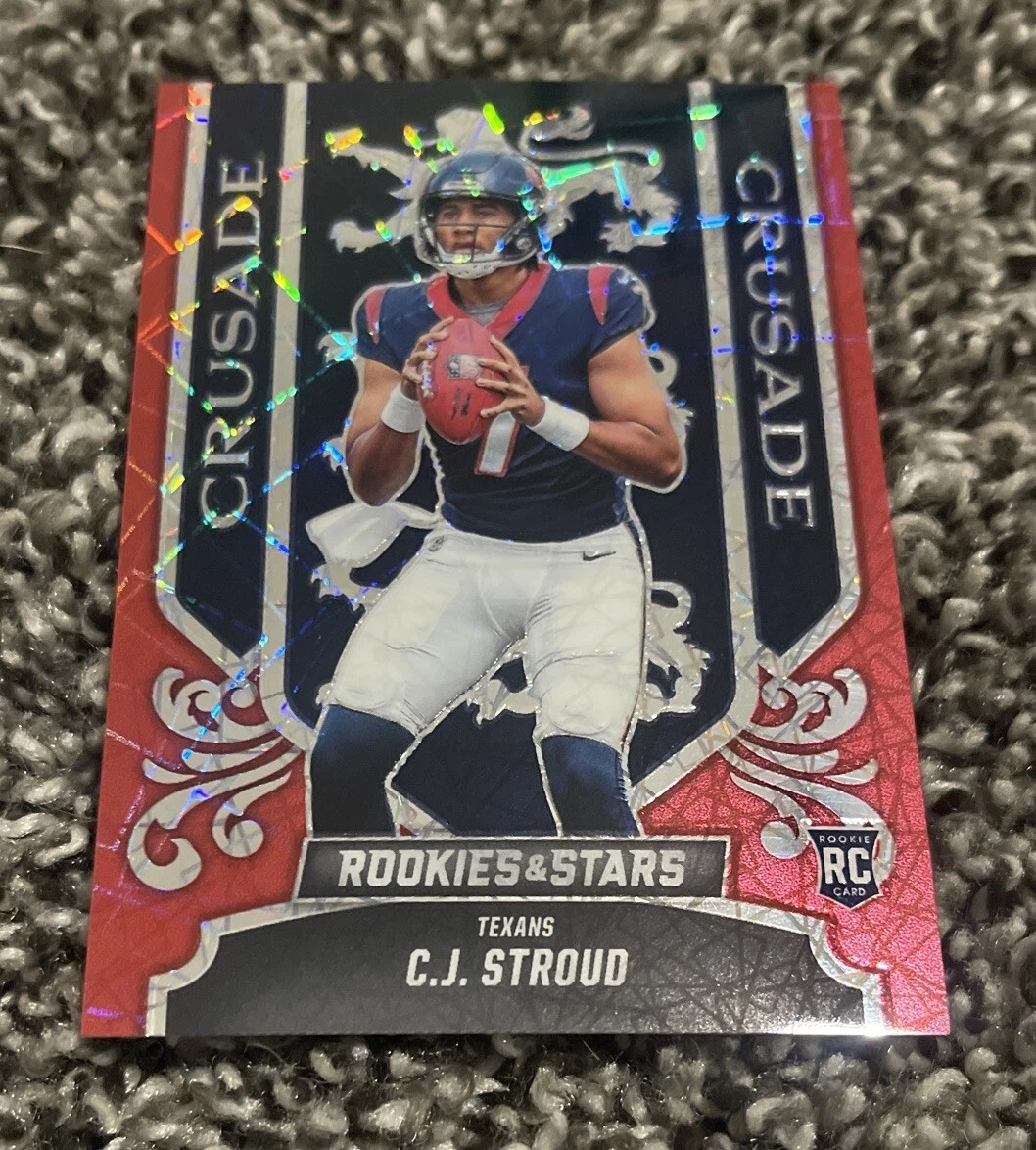 CJ Stroud MINT 2023 Rookies & Stars Crusade Red Laser RC #CR-12 Texans