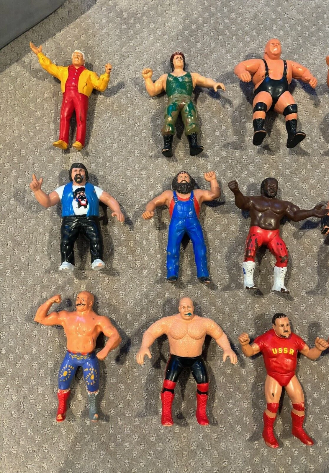 (16) 1984 LJN VINTAGE WRESTLING FIGURE LOT WWF WWE HULK HOGAN COLLECTIBLE MEMORABILIA
