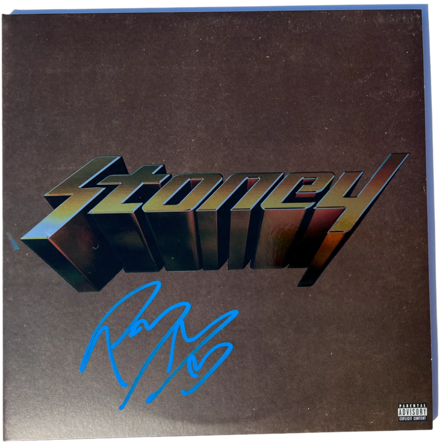 POST MALONE SIGNED AUTOGRAPH STONEY VINYL ALBUM LP RECORD AUSTIN JSA !