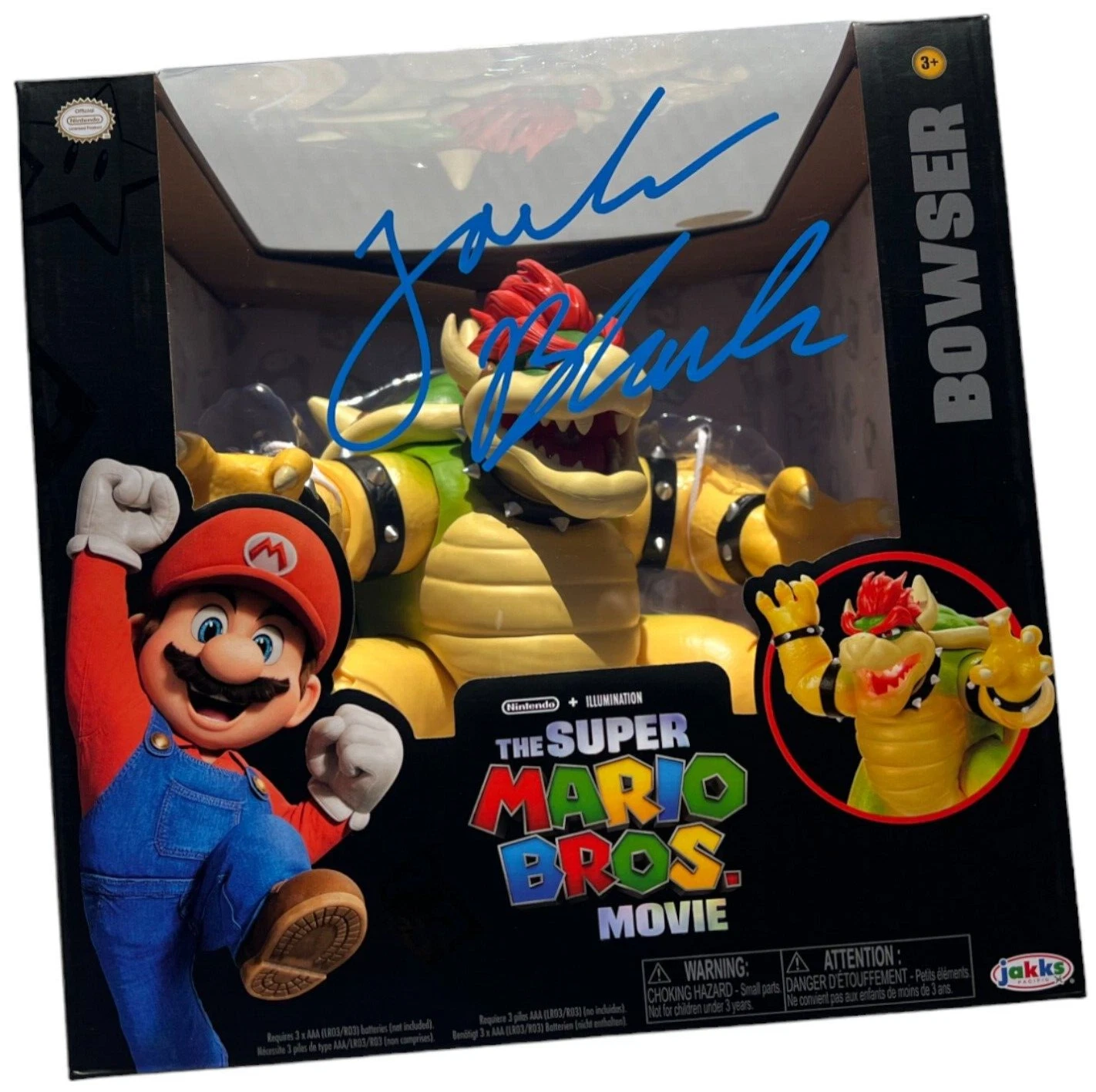 JACK BLACK SIGNED AUTOGRAPHED BOWSER SUPER MARIO 7