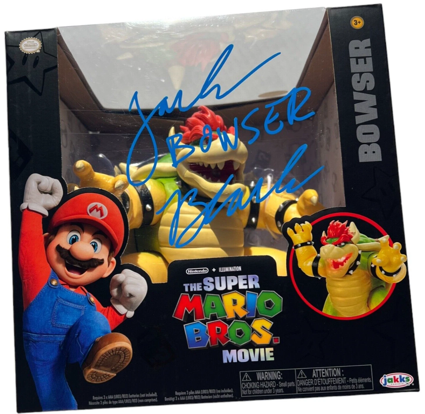 JACK BLACK SIGNED AUTOGRAPHED BOWSER SUPER MARIO 7