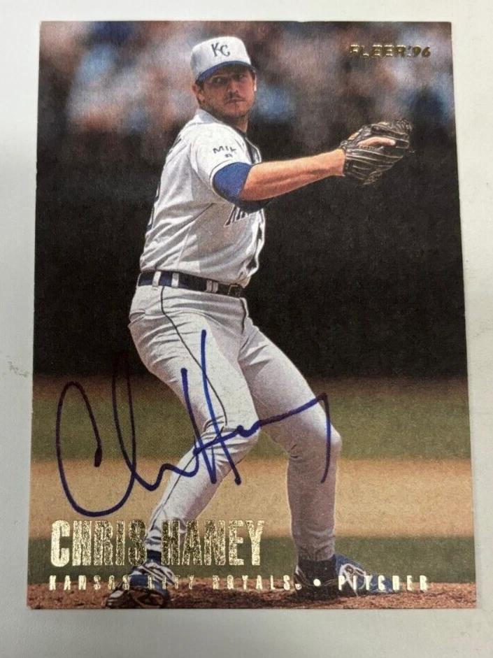 Chris Haney signed autographed 1996 Fleer Update 1996 #U40