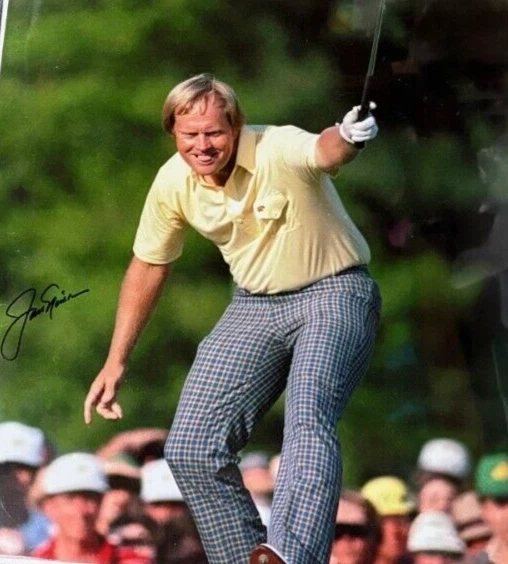 Jack Nicklaus signed autographed 16x20 photo Masters Champion