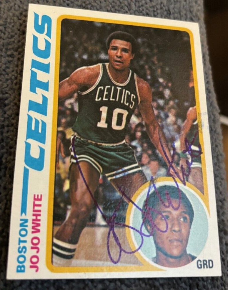 JOJO WHITE signed Autographed 1978-79 Topps Card Basketball Boston Celtics