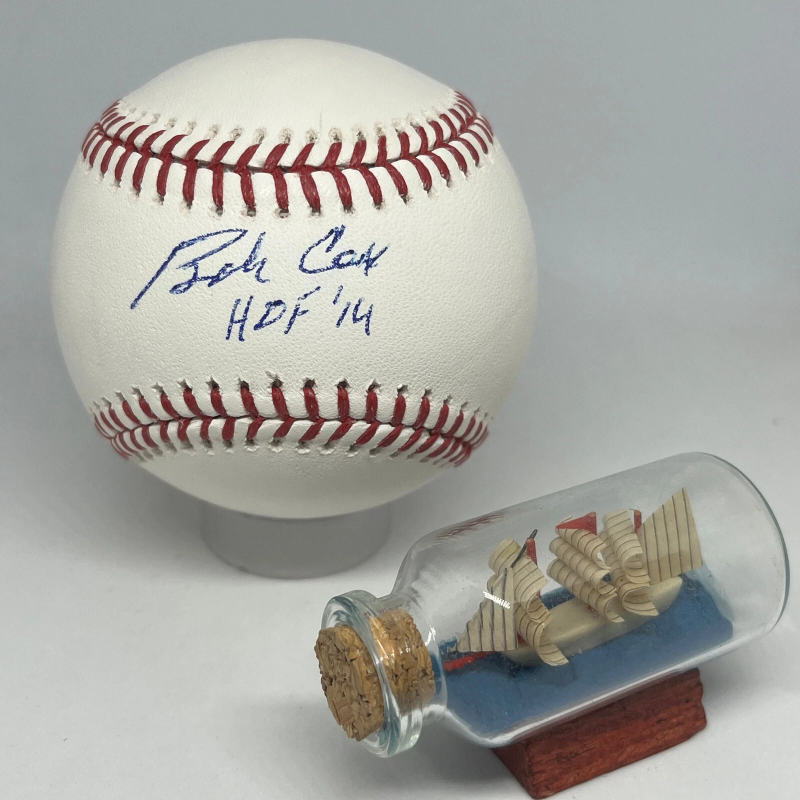 Bobby Cox signed Rawlings OML Baseball JSA COA Inscribed HOF Braves Auto A2999